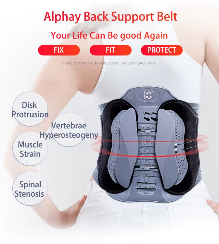 Wirbelsäulenstützgürtel Lumbalstütze Unterer Rückengürtel Wirbelsäulenpflege elastische Rückenstütze